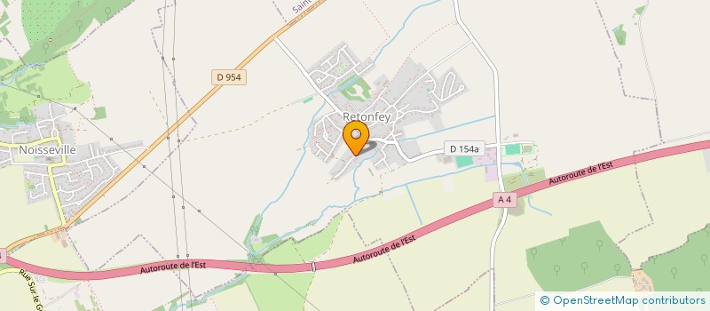 localisation de l'entreprise COMITE D'ORGANISATION RURAL RETONFEY 57    RETONFEY