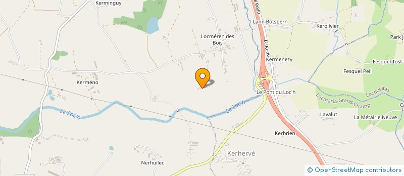 localisation de l'entreprise COMITE D'ORGANISATION SPORTIF BRANDIVIEN  BRANDIVY