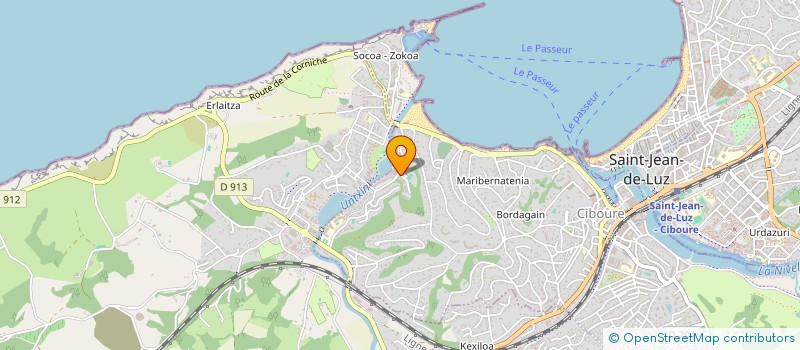 localisation de l'entreprise COMITE D'ORGANISATION TRIATHLON COTE BASQUE à CIBOURE