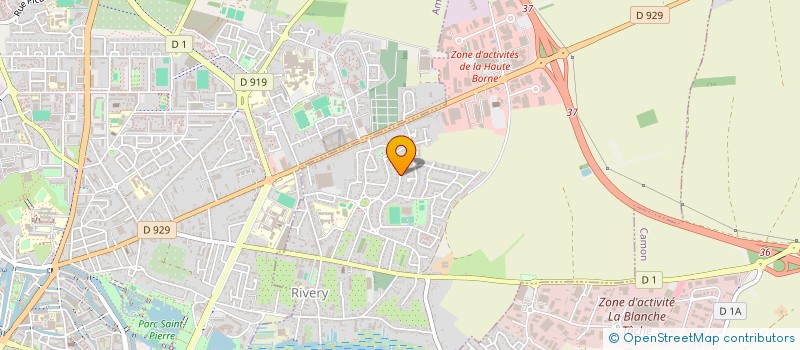 localisation de l'entreprise COMITE D'USAGERS DES BUS D'AMIENS-METROPOLE  RIVERY