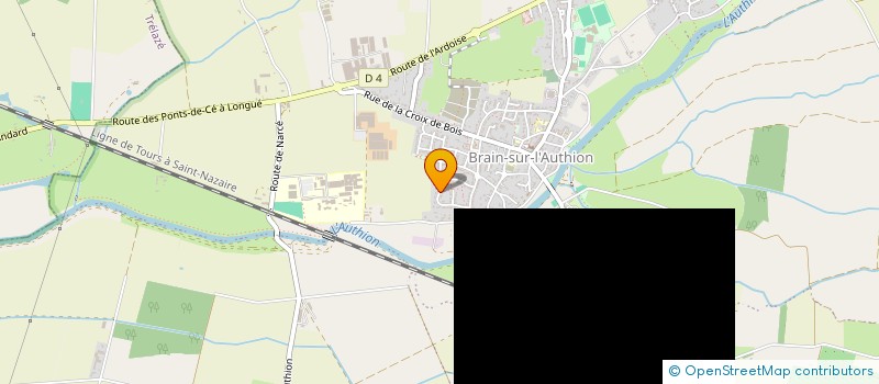 localisation de l'entreprise COMITE DARTS D'ANJOU  LOIRE-AUTHION