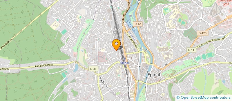 localisation de l'entreprise COMITE DE BASSIN D'EMPLOI D'EPINAL à EPINAL