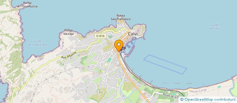 localisation de l'entreprise COMITE DE BASSIN D'EMPLOI DE BALAGNE à CALVI