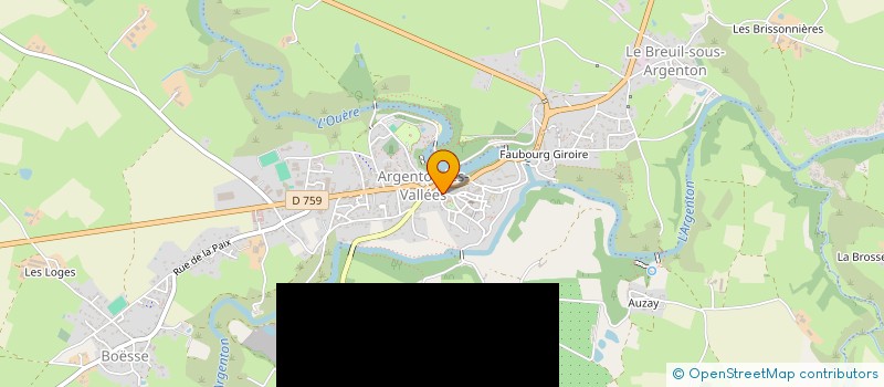 localisation de l'entreprise COMITE DE BIENFAISANCE  VAL EN VIGNES