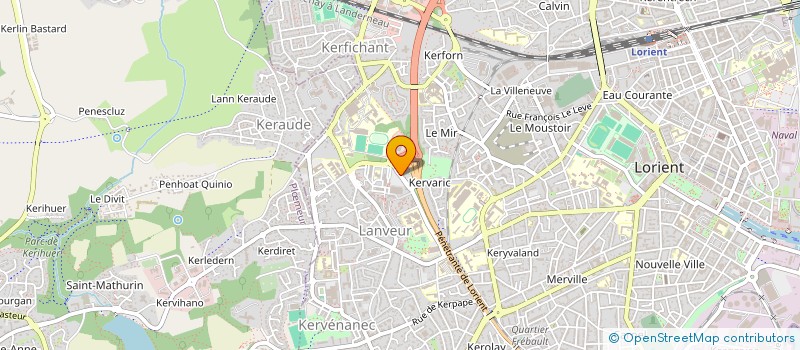 localisation de l'entreprise COMITE DE BRETAGNE D HALTEROPHILIE  LORIENT