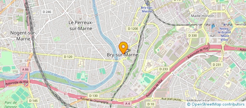 localisation de l'entreprise COMITE DE BRY SUR MARNE DE LA FEDERATION NATIONALE DES ANCIENS COMBATTANTS EN ALGERIE - MAROC - TUNISIE  BRY SUR MARNE