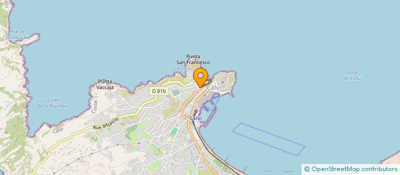localisation de l'entreprise COMITE DE CALVI - BALAGNE DES ANCIENS COMBATTANTS EN ALGERIE, MAROC ET TUNISIE à CALVI