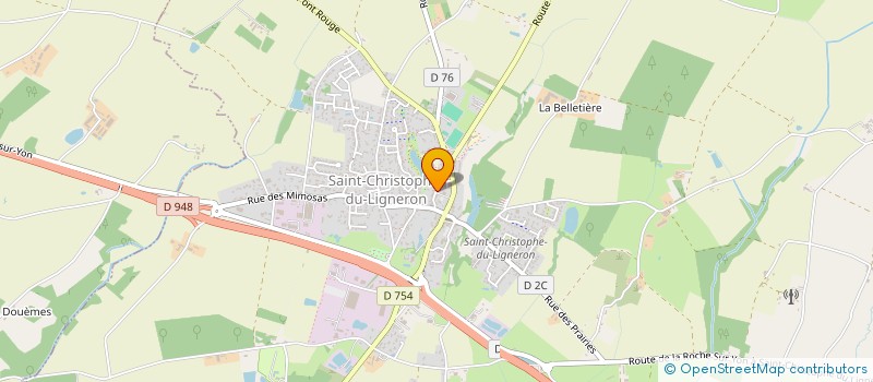 localisation de l'entreprise COMITE DE CANTINE à SAINT-CHRISTOPHE-DU-LIGNERON