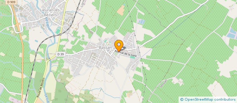 localisation de l'entreprise COMITE DE CARNAVAL  BASSAN