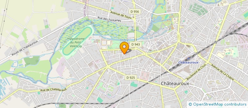 localisation de l'entreprise COMITE DE CHATEAUROUX FNACA à CHATEAUROUX