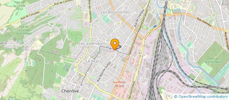 localisation de l'entreprise COMITE DE CHENOVE DU SECOURS POPULAIRE FRANCAIS à CHENOVE