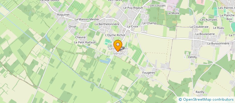 localisation de l'entreprise COMITE DE CHINON DE L'UNION  FEDERALE DES ANCIENS COMBATTANTS ET VICTIMES DE GUERRE  SAVIGNY-EN-VERON