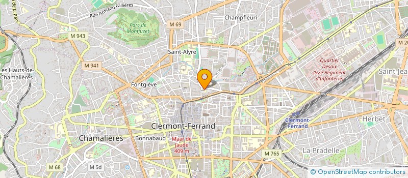 localisation de l'entreprise COMITE DE CLERMONT-FD ET DU PUY DE DOME DU MOUVEMENT CONTRE LE RACISME ET POUR L'AMITIE ENTRE LES PEUPLES (MRAP)  CLERMONT-FERRAND