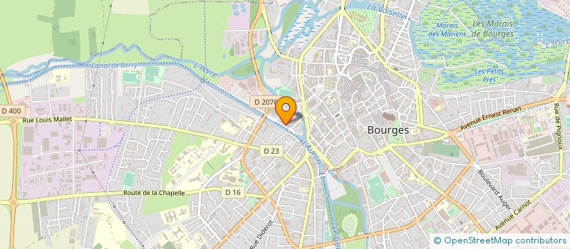 localisation de l'entreprise COMITE DE COORDINATION ADDICTIONS DU CHER à BOURGES
