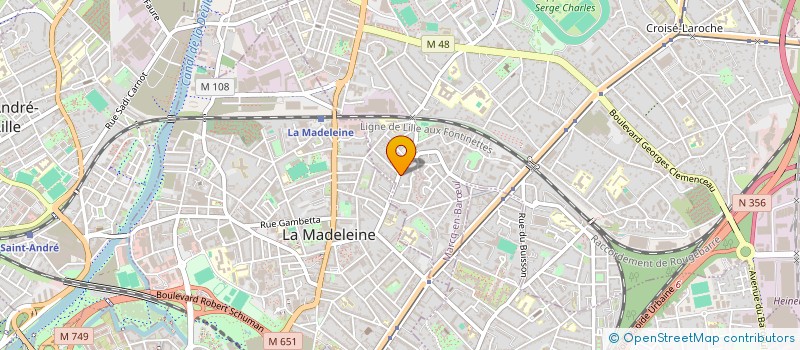 localisation de l'entreprise COMITE DE COORDINATION DE L'ANIMATION DU PLOUICH à MARCQ-EN-BARŒUL