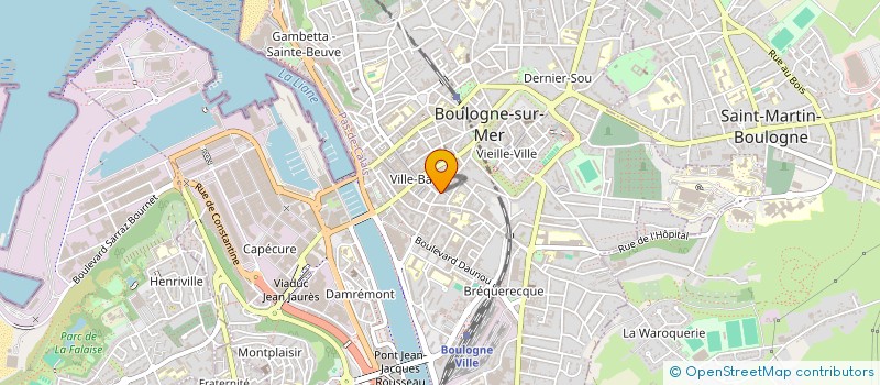 localisation de l'entreprise COMITE DE DEFENSE DE L ENFANCE à BOULOGNE-SUR-MER