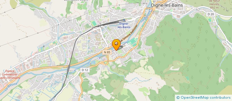 localisation de l'entreprise COMITE DE DEFENSE DES PROPRIETAIRES DES RESIDENCES DE LA BLEONE à DIGNE-LES-BAINS