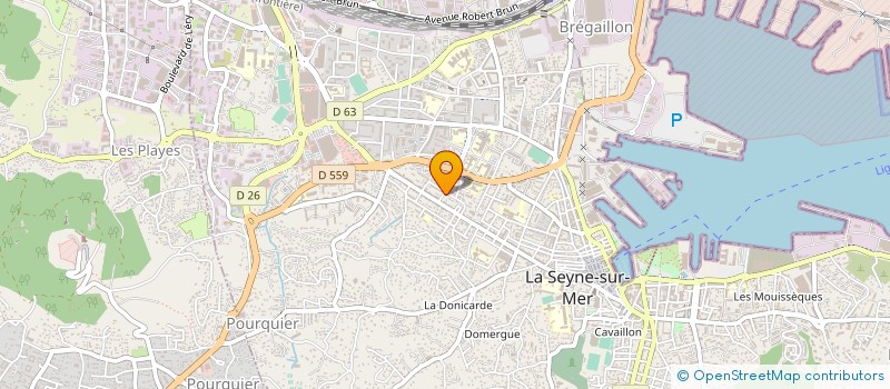 localisation de l'entreprise COMITE DE DEFENSE DU QUARTIER OUEST DE LA SEYNE SUR MER à LA SEYNE-SUR-MER