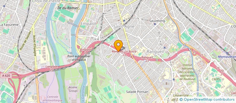 localisation de l'entreprise COMITE DE DEFENSE DU QUARTIER PECH-DAVID à TOULOUSE