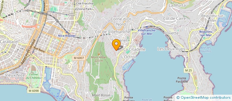 localisation de l'entreprise COMITE DE DEFENSE ET D'ACTION DE LA CORNE D'OR ET DE SAINT ESTEVE (CDACOSE) à VILLEFRANCHE-SUR-MER