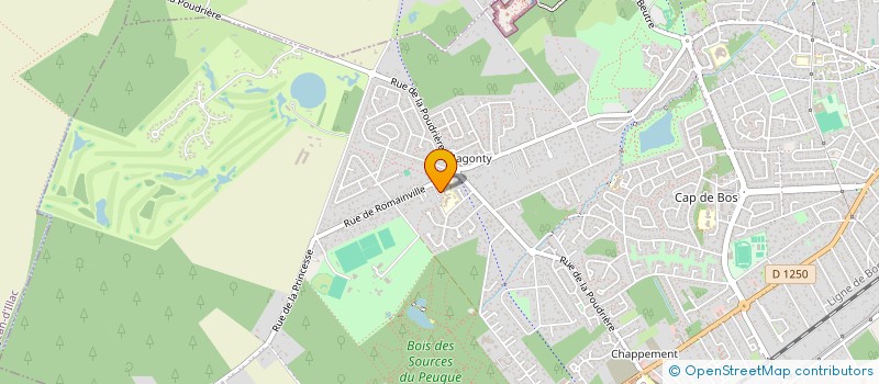 localisation de l'entreprise COMITE DE DEFENSE ET D ANIMATION DU QUARTIER DE MAGONTY à PESSAC