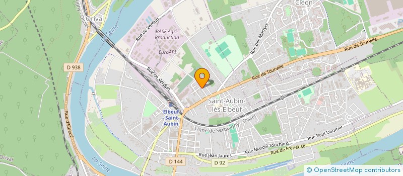 localisation de l'entreprise COMITE DE DEFENSE ET DE SAUVEGARDE DE LA RUE HAMEL à TOURVILLE-LA-RIVIERE