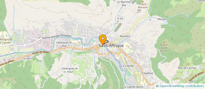 localisation de l'entreprise COMITE DE DEVELOPPEMENT AGRICOLE DU SUD AVEYRON à VABRES-L'ABBAYE