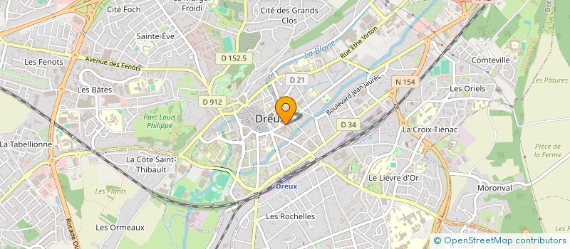 localisation de l'entreprise COMITE DE DREUX DE LA FEDERATION NATIONALE DES ANCIENS COMBATTANTS EN ALGERIE à DREUX
