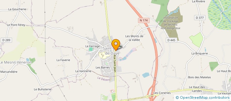 localisation de l'entreprise COMITE DE FLEURISSEMENT DE LA REGION DE DAYE  SAINT-JEAN-DE-DAYE