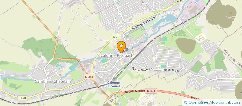 localisation de l'entreprise COMITE DE FOIRE  CALONNE-RICOUART