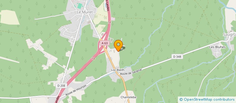 localisation de l'entreprise COMITE DE GESTION CANTINE SCOLAIRE  MOUSTEY