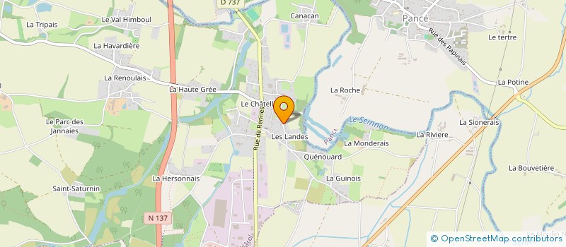 localisation de l'entreprise COMITE DE GESTION DE CANTINE  PLECHATEL