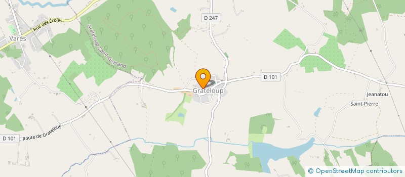 localisation de l'entreprise COMITE DE GESTION DE LA CANTINE SCOLAIRE  LAGRUERE