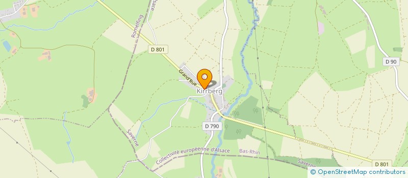 localisation de l'entreprise COMITE DE GESTION DE LA SALLE COMMUNALE  KIRRBERG