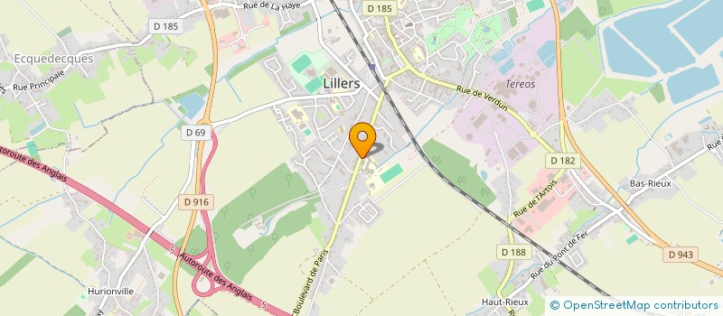 localisation de l'entreprise COMITE DE GESTION DES FOURNITURES SCOLAIRES  LILLERS