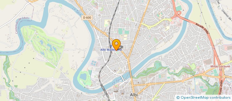 localisation de l'entreprise COMITE DE GESTION DU BOULODROME à ALBI