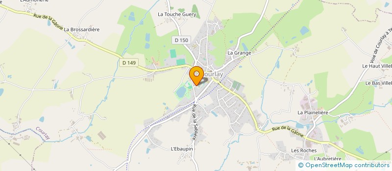 localisation de l'entreprise COMITE DE GESTION DU RESTAURANT SCOLAIRE à COURLAY