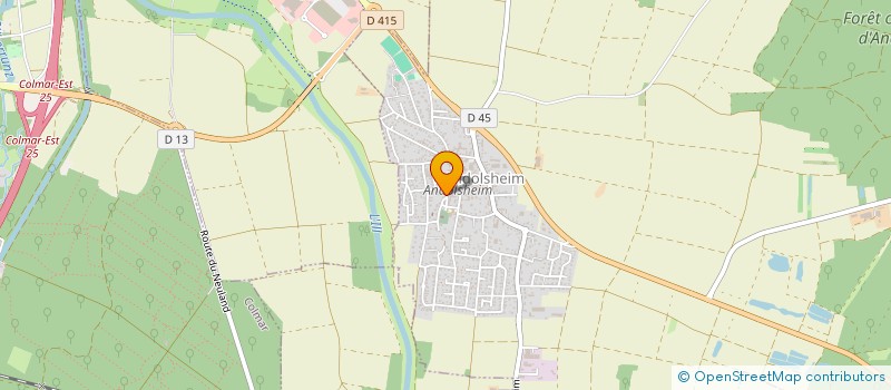 localisation de l'entreprise COMITE DE GESTION PAROISSE CATHOLIQUE  ANDOLSHEIM