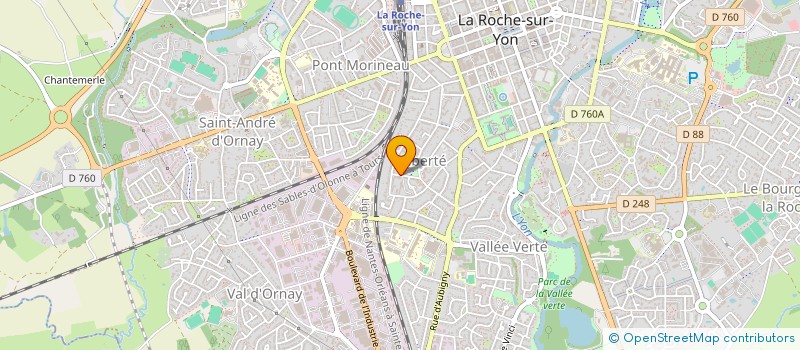 localisation de l'entreprise COMITE DE GESTION QUARTIER DE LA LIBERTE à LA ROCHE-SUR-YON