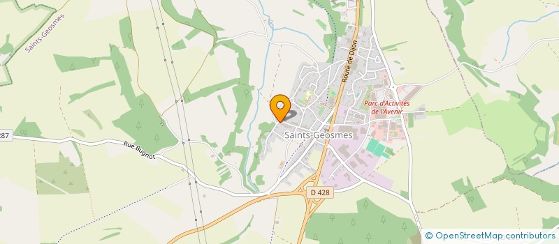 localisation de l'entreprise COMITE DE HAUTE-MARNE DE LA FEDERATION FRANCAISE D'HALTEROPHILIE-MUSCULATION ET DISCIPLINES ASSOCIEES à SAINTS-GEOSMES