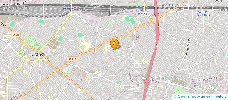 localisation de l'entreprise COMITE DE JUDO DE LA SEINE SAINT DENIS à LE BLANC-MESNIL