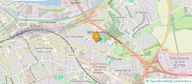 localisation de l'entreprise COMITE DE JUMELAGE à MONDEVILLE