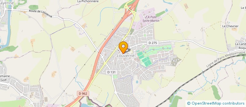 localisation de l'entreprise COMITE DE JUMELAGE à LOUVERNE