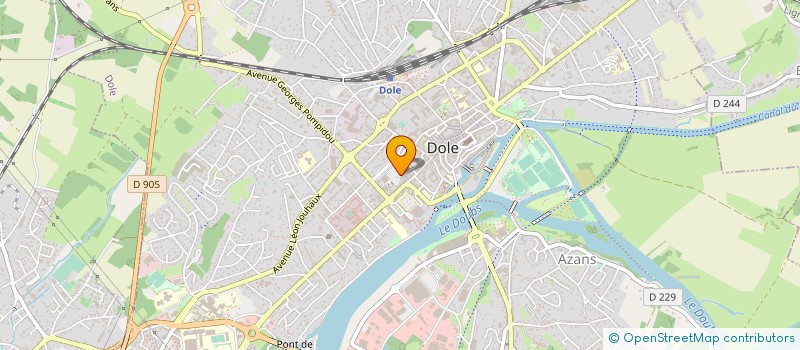 localisation de l'entreprise COMITE DE JUMELAGE à DOLE