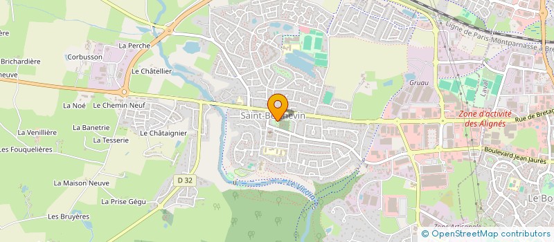 localisation de l'entreprise COMITE DE JUMELAGE  SAINT-BERTHEVIN