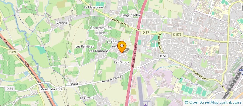 localisation de l'entreprise COMITE DE JUMELAGE à CHARNAY-LES-MACON