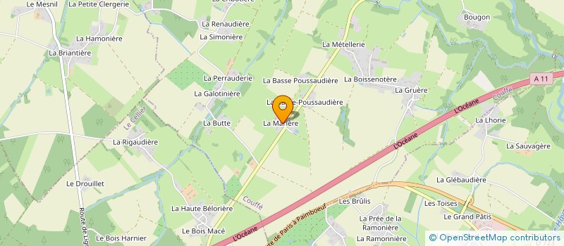 localisation de l'entreprise COMITE DE JUMELAGE  COUFFE