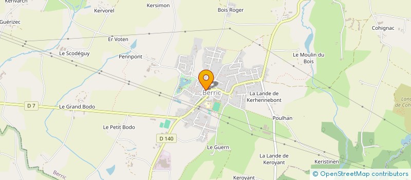 localisation de l'entreprise COMITE DE JUMELAGE  BERRIC