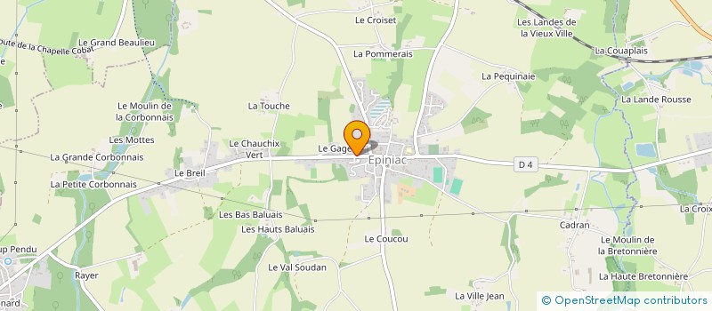 localisation de l'entreprise COMITE DE JUMELAGE à SAINT-BROLADRE