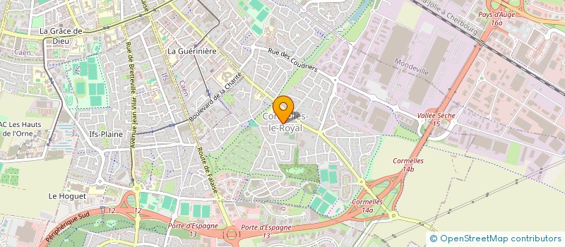 localisation de l'entreprise COMITE DE JUMELAGE ALLEMAND CORMELLES LE ROYAL ROTHLEIN  CORMELLES-LE-ROYAL